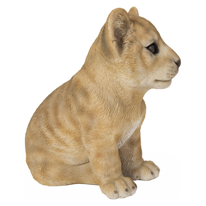 HiLine Gift Ltd. Sitting Lion Cub Statue & Reviews Wayfair